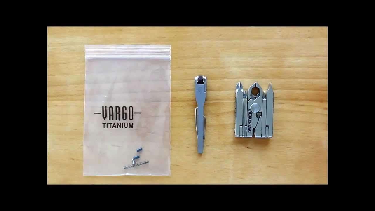 Vargo HowTo Replacing the Flint in the Titanium Flint Lighter YouTube