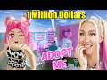 Nicole Skyes Builds Her DREAM HOUSE In Adopt Me!!! Millionaire Mansion House Tour!!