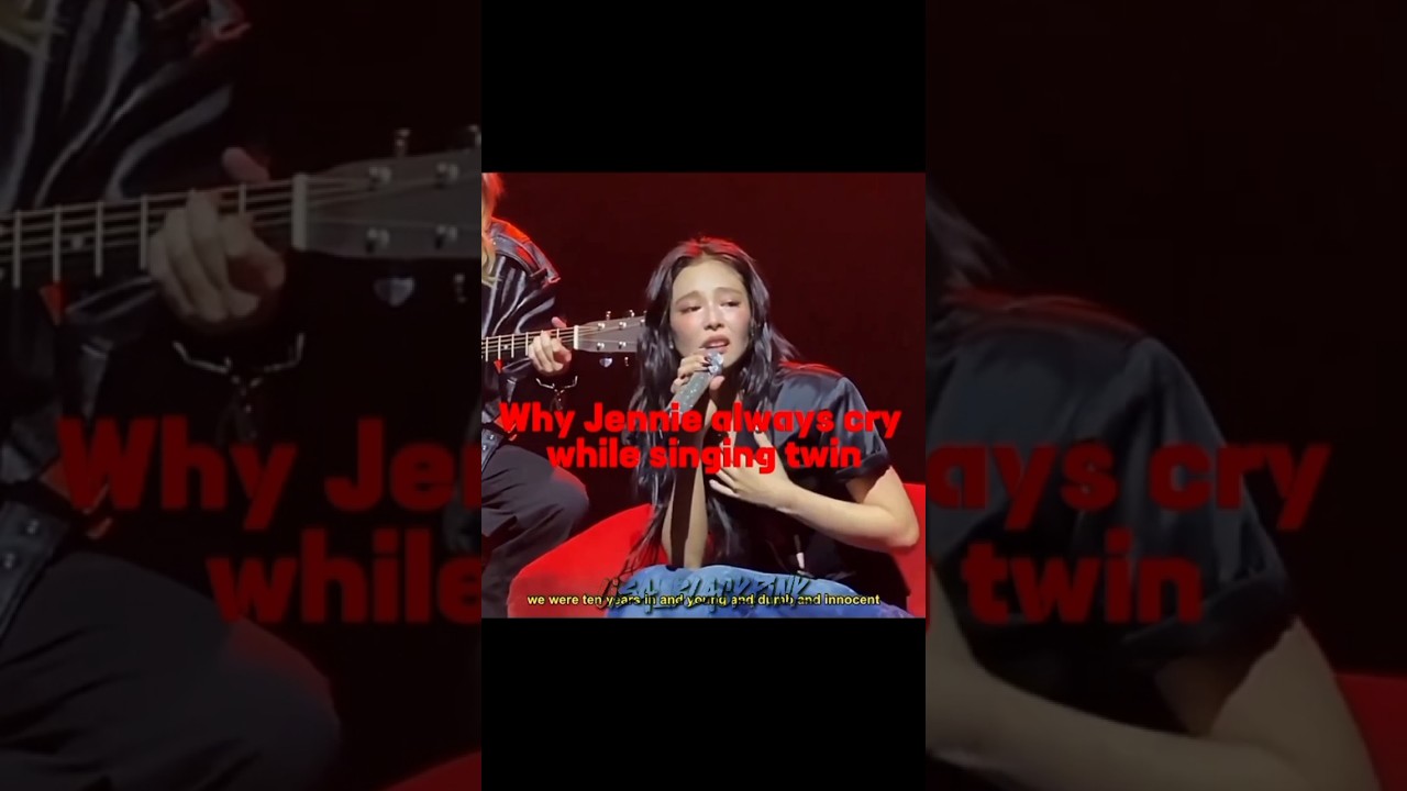 Why Jennie always cry while singing twin? 😭 #ytshorts #jennie #exfriends #twin