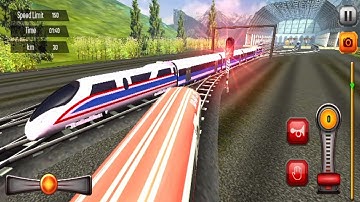 Euro Train Driving Simulator - Red Bullet Train Games - Android Gameplay - Part -2