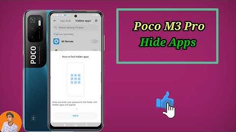 How To Hide Apps in Poco M3 Pro , Poco M3 Pro Main Apps Hide Kaise Kare