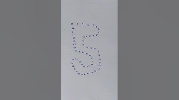 Draw the path with numbers from 1️⃣ to 6️⃣3️⃣ Go❗😎 #challenge #shorts #drawingnumbers