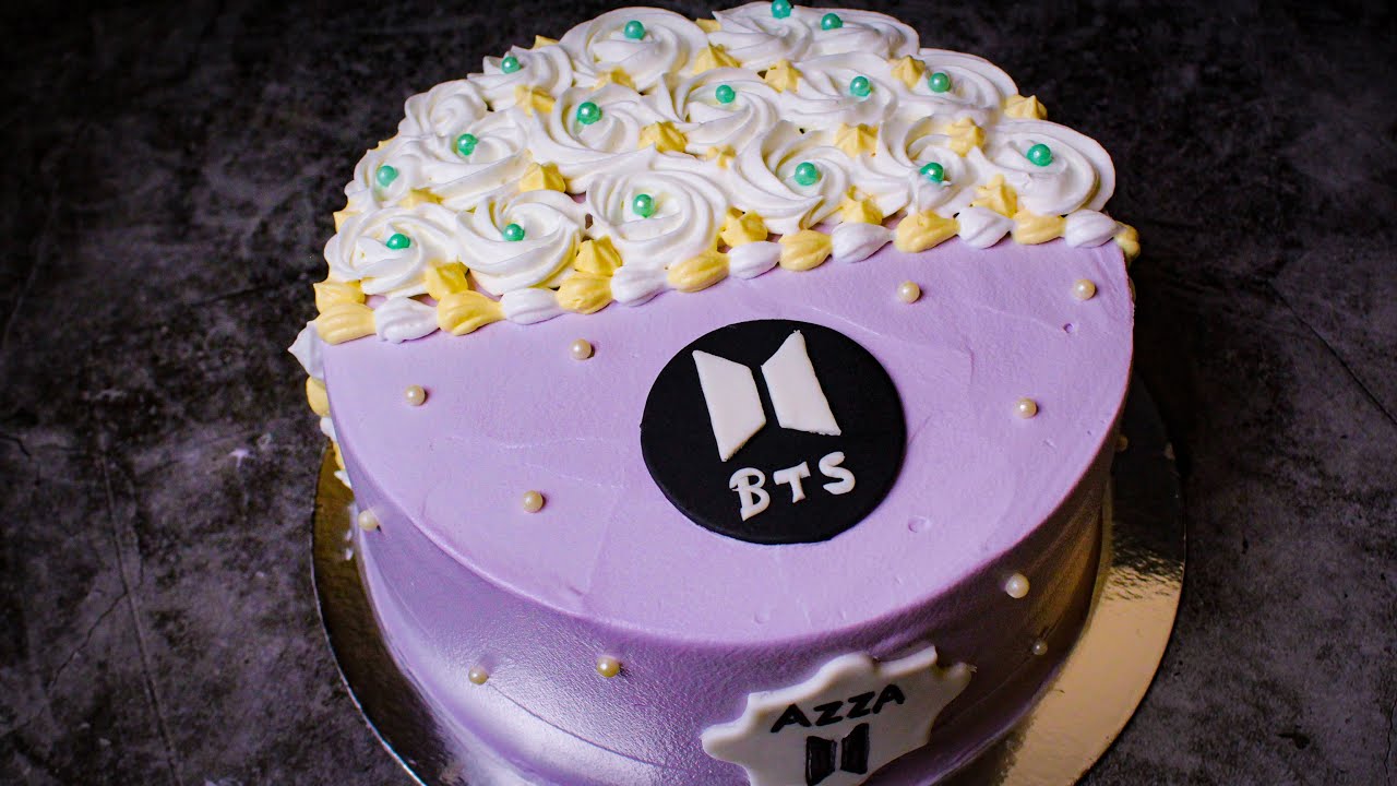 BTS Band Logo Cake - Avon Bakers