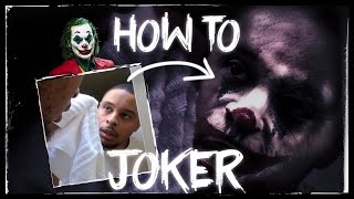 How to create Joker face paint cover art | design on mobile | photoshop | iOS & Android screenshot 2