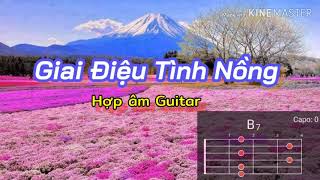 Video thumbnail of "Giai điệu tình nồng hợp âm chuẩn | hợp âm Guitar"