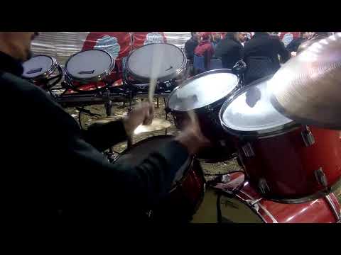 مدرسة الحظ ابو حبيبة عزف الدرامز الاول ابوذيد منصور