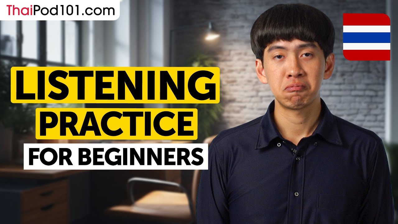 Thai Listening Comprehension for Beginners