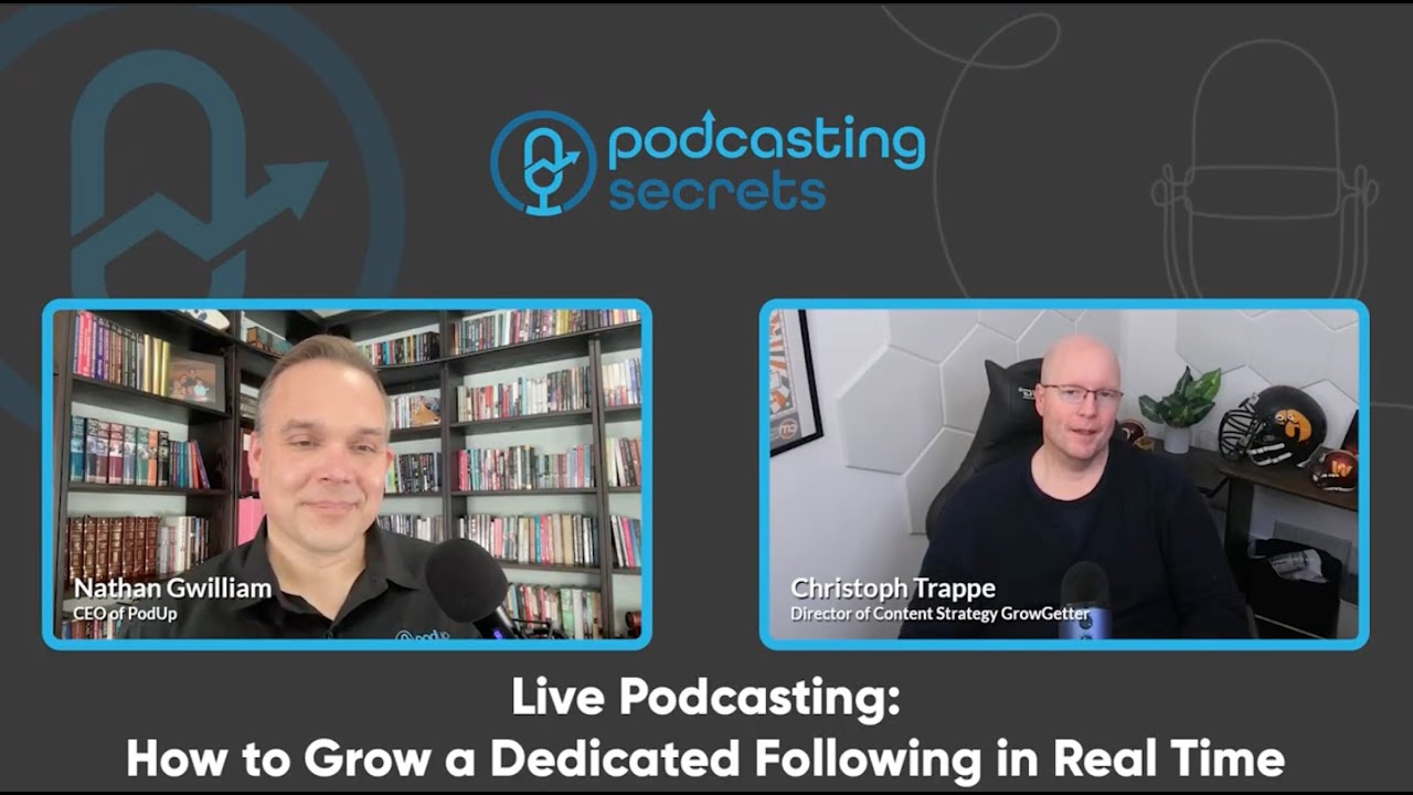 Following Live Live Podcasting: How to Grow a Dedicated Following in Real Time - YouTube