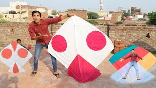 Big Kite Cutting & Kite Catch With Night