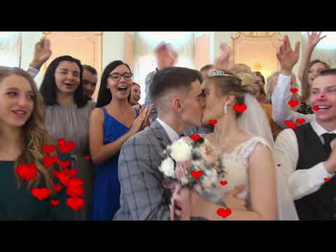Регистрация брака в Несвижском Замке. Самая целующаяся пара.