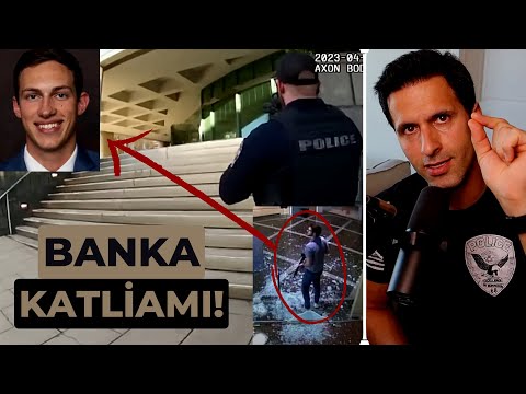 10 Kişiyi Vuran Banka Saldırganına Polislerin Muhteşem Müdahalesi