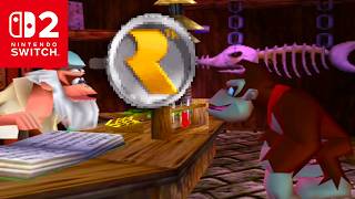 Donkey Kong 64 (Nintendo Switch 2) - 100% Walkthrough Part 16 Gameplay - Rareware Coin & Jetpac Game