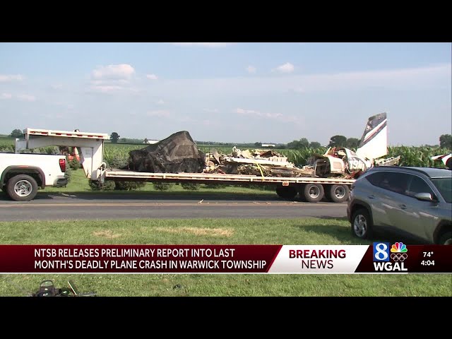 NTSB releases preliminary report into last month's deadly plane NTSB releases preliminary report into last month's deadly plane