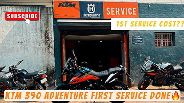 KTM 390 Adventure First Service💯|Service Cost😳& Experience|Mr.Revokid