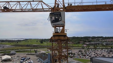 Liebherr towercrane drone