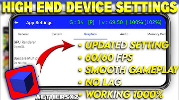 🔥Aethersx2 Emulator Best Settings For High End Phones | High End Settings For Efficient Device