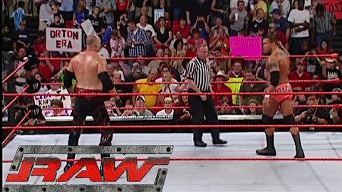 Randy Orton vs Kane (Randy Orton's First Match Entrance with "Burn In My Light") RAW Sep 06,2004