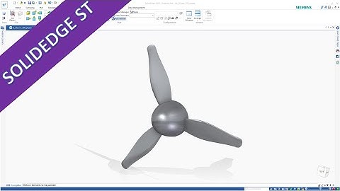 WW-109 Fighter Plane - Part 3 - Propeller - SolidEdge 2020 Training - Surfaces