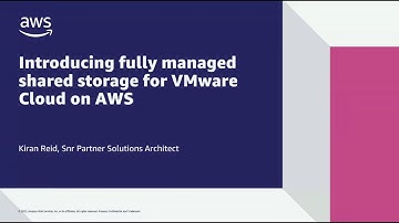 Introducing fully managed shared storage for VMware Cloud on AWS