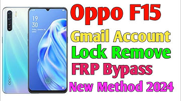 Oppo F15 Gmail Account Bypass Without PC (Reset Option not work) Oppo F15 Frp Bypass New Method 2024