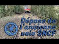 Mtvs  dpose de lancienne voie sncf  regnonval blicourt