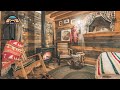 Log Cabin Tiny House W/ Lower Level Bedroom & Loft - Living 16' x 20'