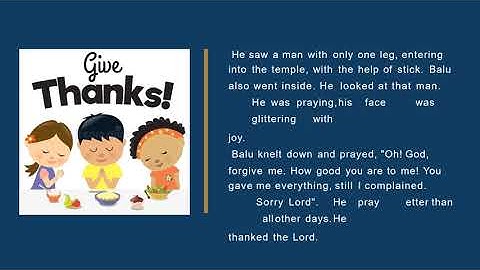 Class 5, Moral Science, Chapter 3, Be Grateful, Part 2 by Shulbha Sharma