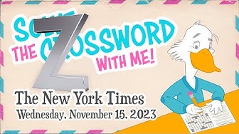 Crossword: Wednesday, November 15, 2023