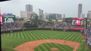 Ron Santo does "Take Me Out to the Ballgame" for 7th inning stretch
