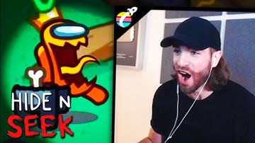 I WENT CRAZY! - NEW Among Us Hide and Seek with Proximity Chat!