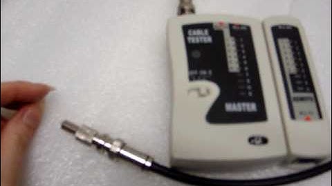 Coax Cable Tester