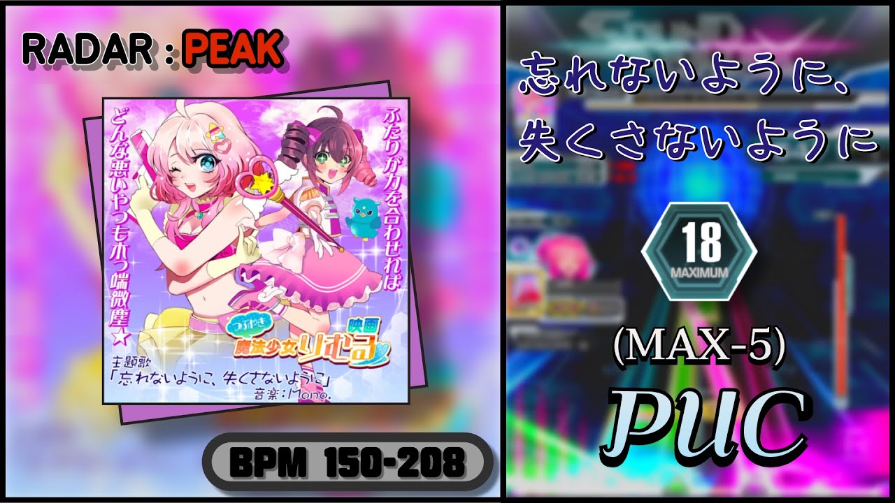 SDVX】 忘れないように、失くさないように (MXM) PUC - YouTube