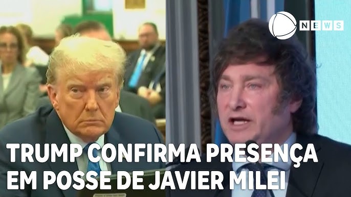 Javier Milei chega ao Congresso Nacional para posse na Argentina