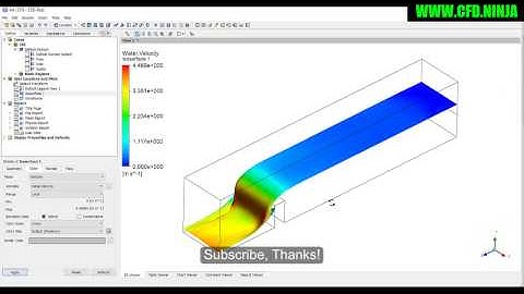 ✅ ANSYS CFX Tutorial - Free Surface 3D - Part 2/2