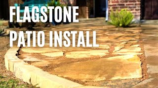 Hardscaping: Flagstone Patio Installation!