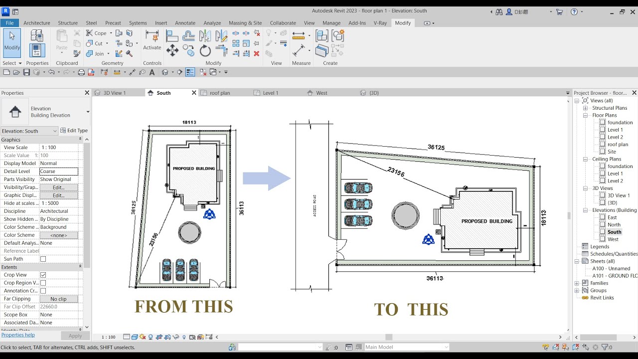 17 How To Rotate Crop View On Site Plan Trick Revit Tutorial YouTube 17 How To Rotate Crop View On Site Plan Trick Revit Tutorial YouTube