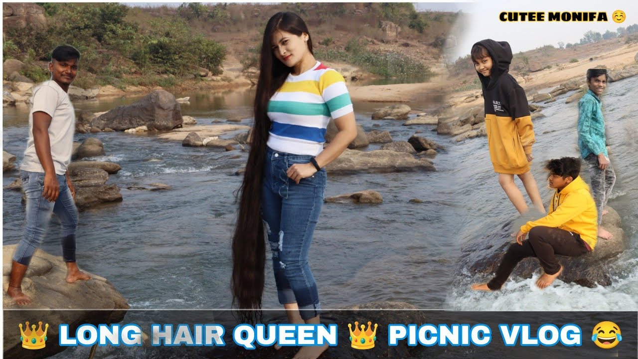 Long hair queen picnic vlog 🥳 | Long Hair fun vlog | long hair vlog| hair vlog | picnic vlog 🥳|