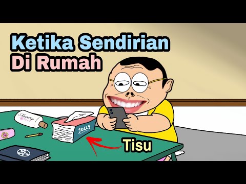 Moment Ketika Sendirian Dirumah - Animasi Doracimin