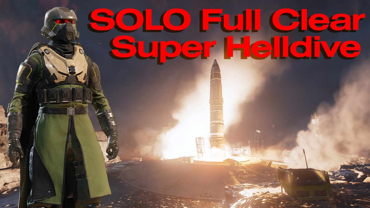 Helldivers 2 - Launch ICBM - Solo Full Clear - Difficulty 10 Automaton ...