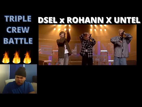 SMTM9 - Triple Crew Battle - Dsel x Untel x Rohann REACTION!