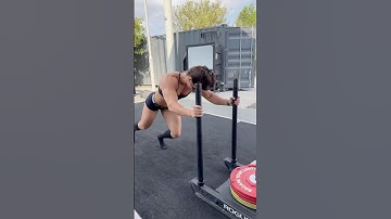 Sled push #workout