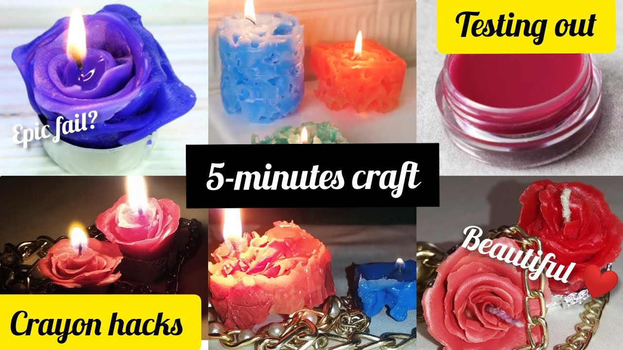 Omg😍!! Testing out viral 5-minutes craft crayons hacks💜|| *Lockdown* special!!