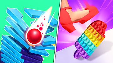 Stack Ball VS ASMR Tippy Toe | All Level Gameplay NEW UPDATE ( IOS/Android )