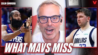 What James Harden \& LA Clippers exposed about Luka Doncic \& Dallas Mavericks | Colin Cowherd NBA