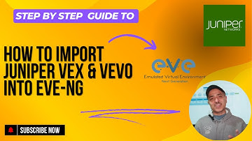 How to Import Juniper vJunos Switch & vJunos EVO into EVE-NG | Step-by-Step Lab Setup for JNCIA