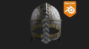 Viking Helmet in Blender 2.91 (Timelapse)