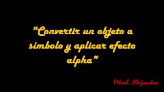 Convertir a símbolo y uso de alfa