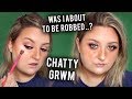 WERE WE ABOUT TO GET ROBBED..? CHATTY GRWM | FAUX FRECKLES & BIG LASHES