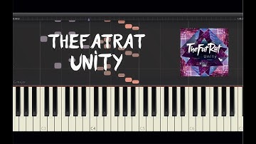 TheFatRat - Unity - Piano Tutorial by Amadeus (Synthesia)