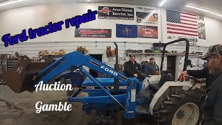 I bought a broken Ford 1715 tractor as is at a farm auction, did my gamble pay off?